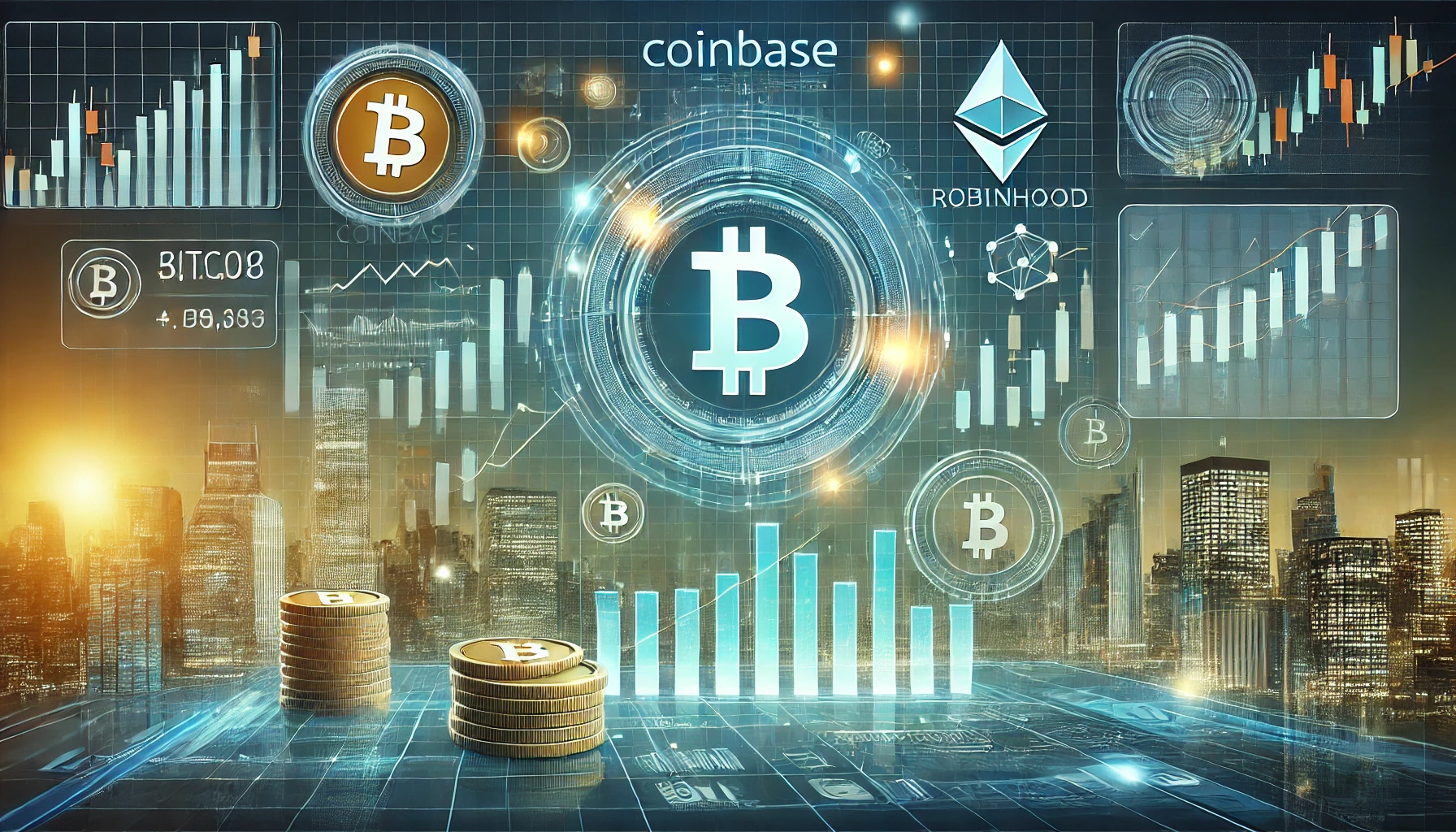 Analysts Boost Price Targets for Coinbase and Robinhood Amid Crypto Trading Surge