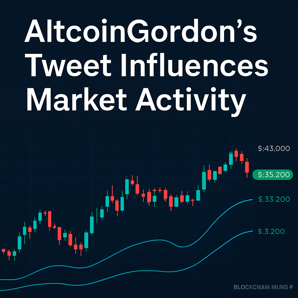 AltcoinGordon’s Tweet Influences Market Activity