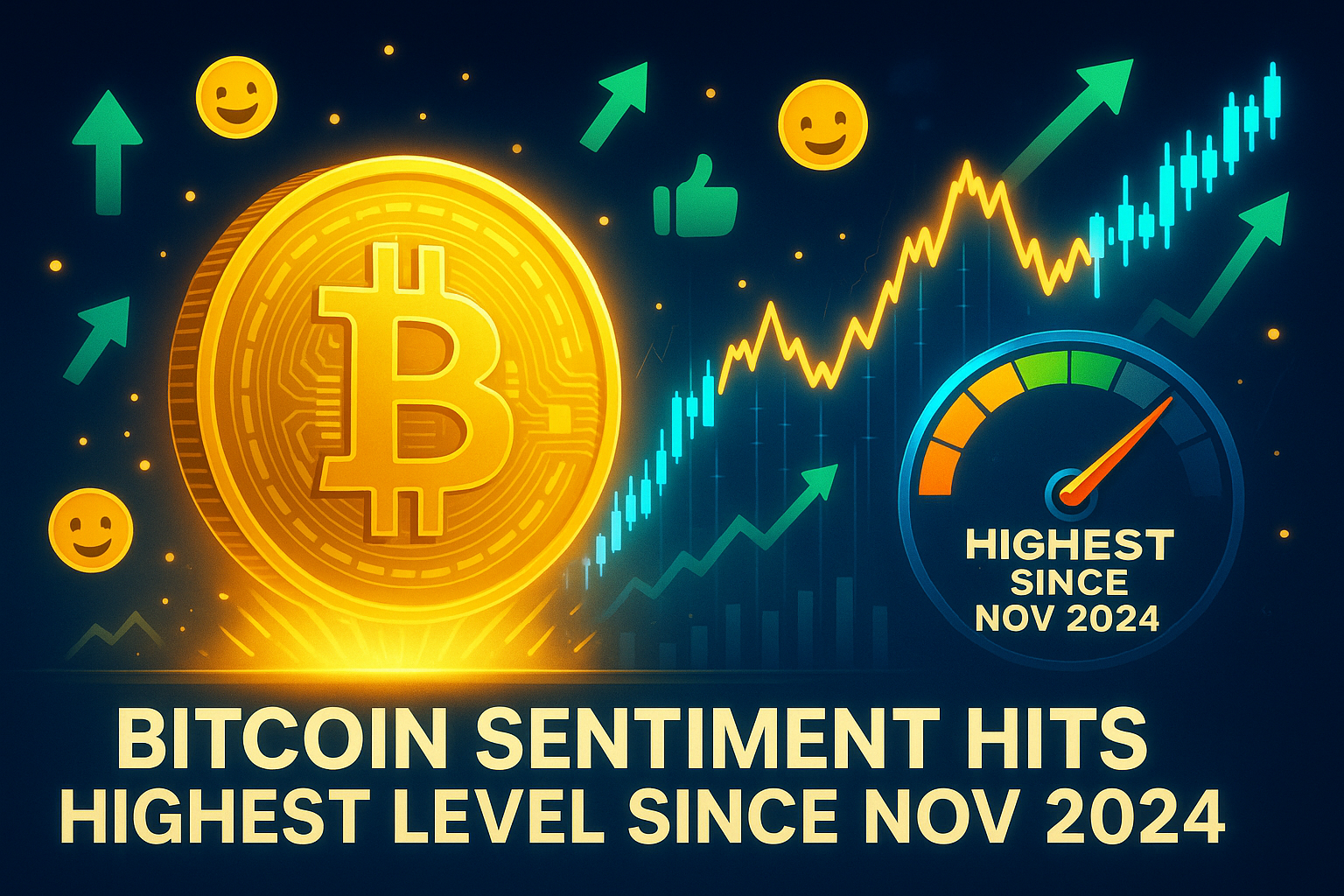 Bitcoin Sentiment Soars: Index Hits Highest Point Since November 2024