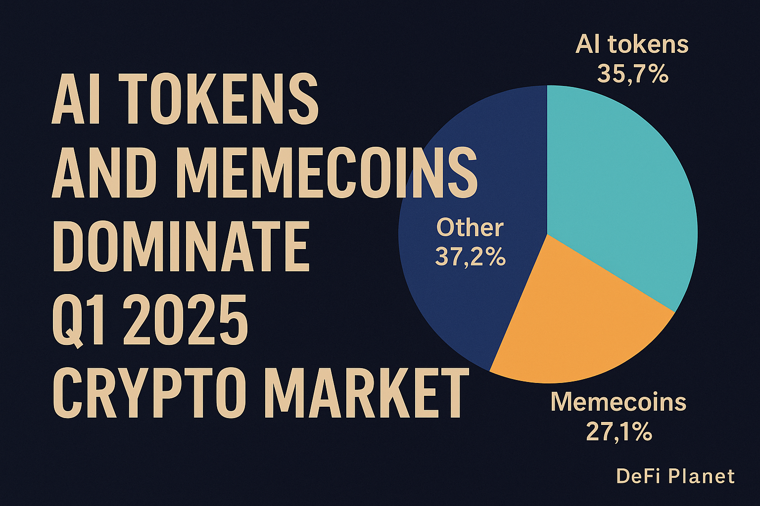 AI Tokens and Memecoins Dominate Q1 2025 Crypto Market
