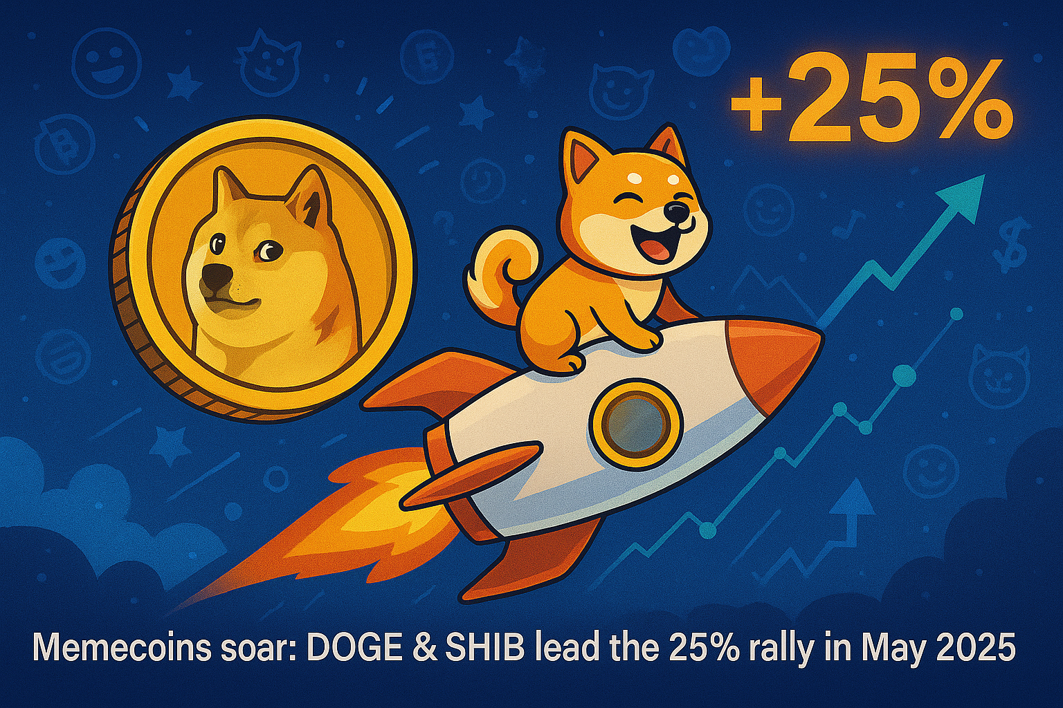 Memecoins Rally in May 2025: Dogecoin and Shiba Inu Fuel 25% Sector Surge