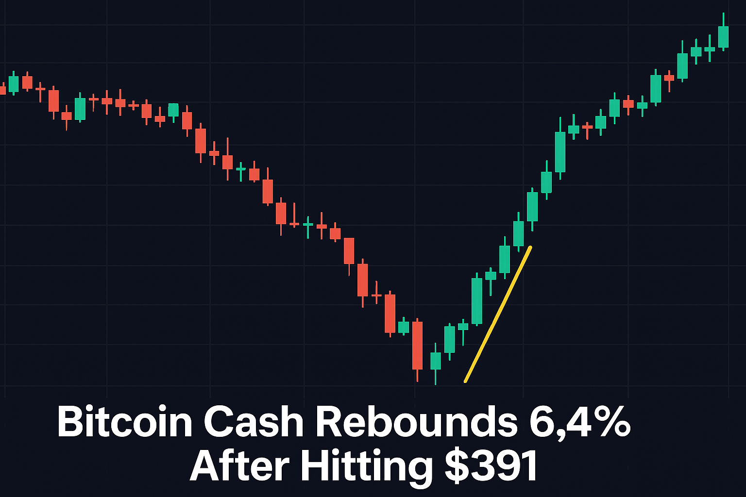Bitcoin Cash Rebounds 6.4% After Hitting $391: A V-Shaped Recovery Signals Strong Buyer Confidence
