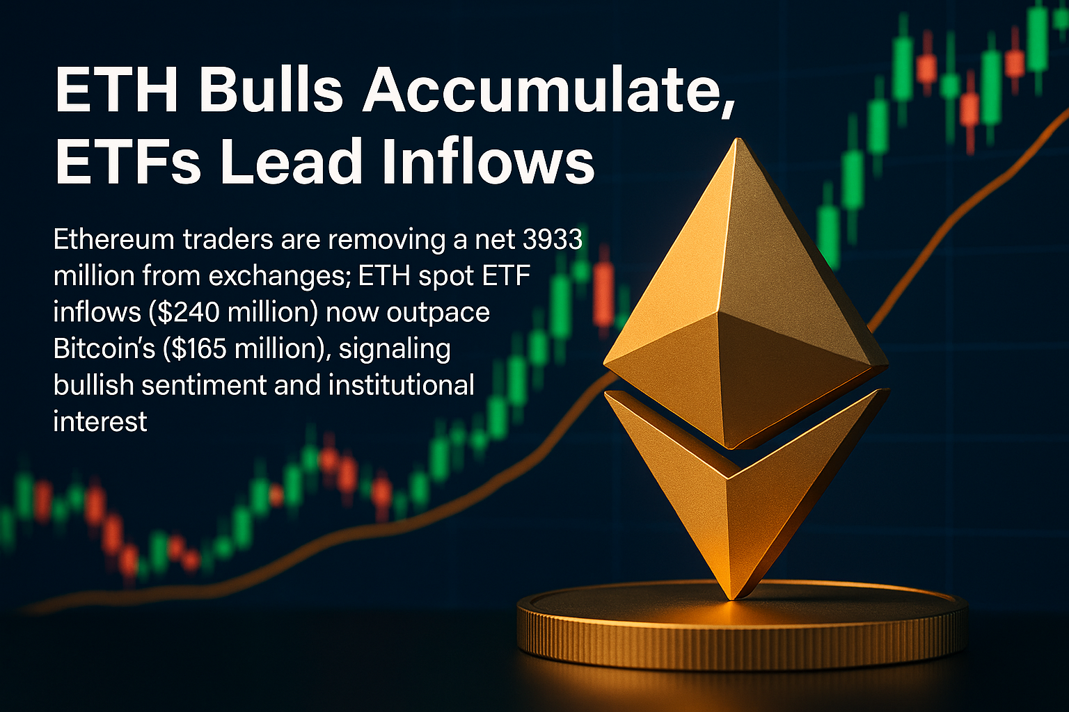 ETH Bulls Accumulate as ETFs Lead Massive Inflows