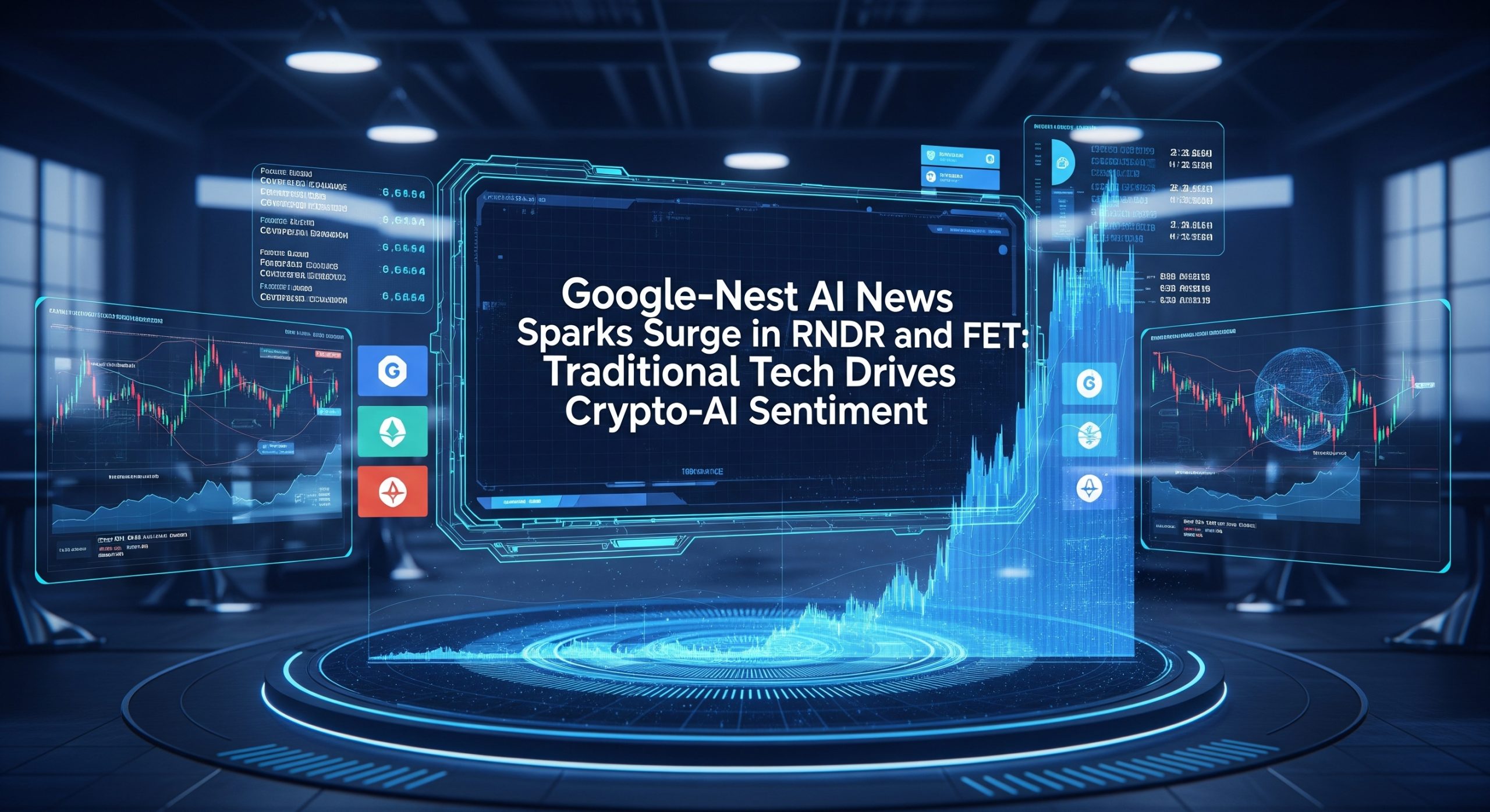 Google–Nest AI News Sparks Surge in RNDR and FET: Traditional Tech Drives Crypto-AI Sentiment