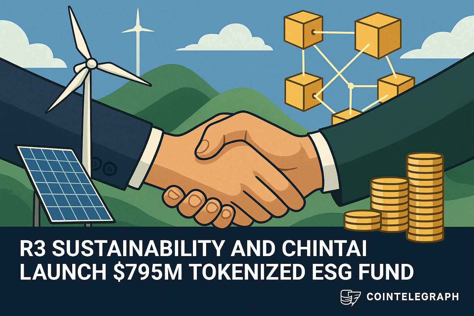 R3 Sustainability and Chintai Launch $795M Tokenized ESG Fund to Boost Green Infrastructure