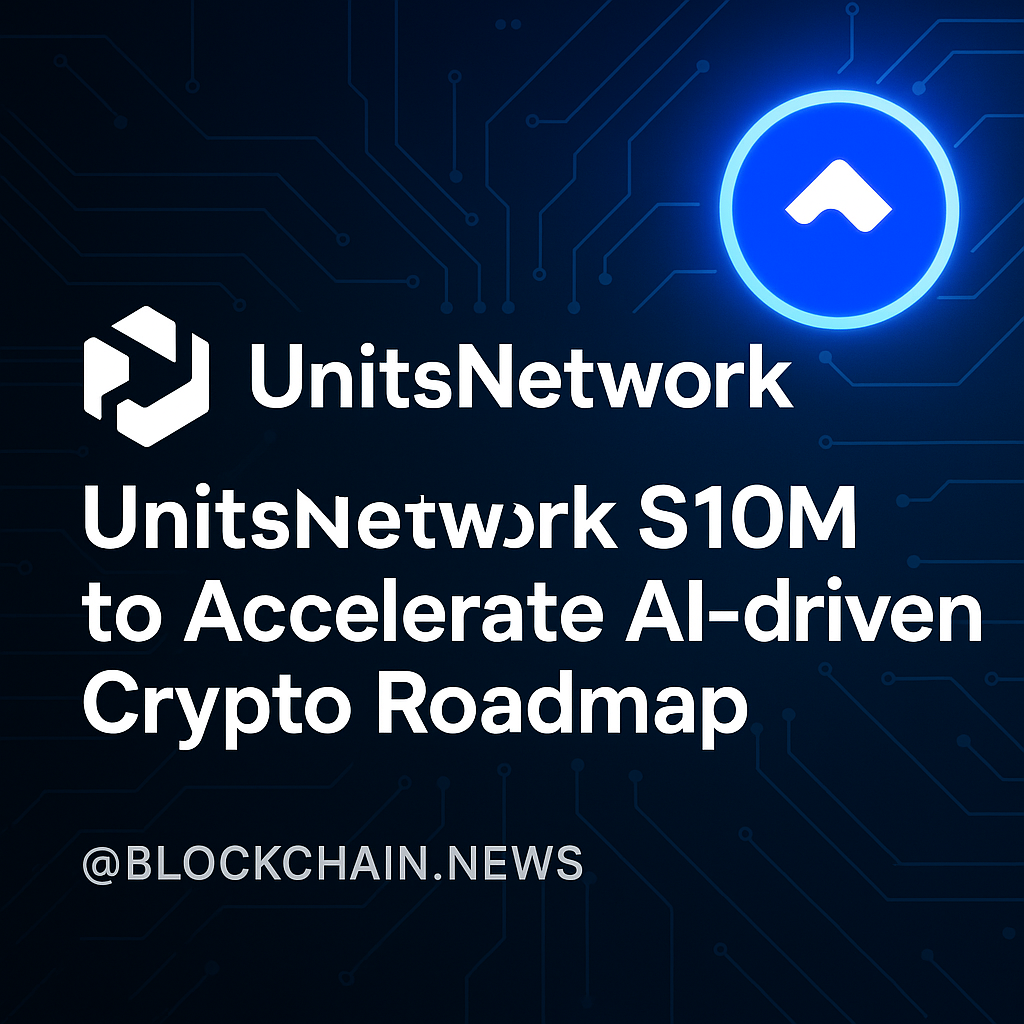 UnitsNetwork Secures $10M to Accelerate AI‑Driven Crypto Roadmap