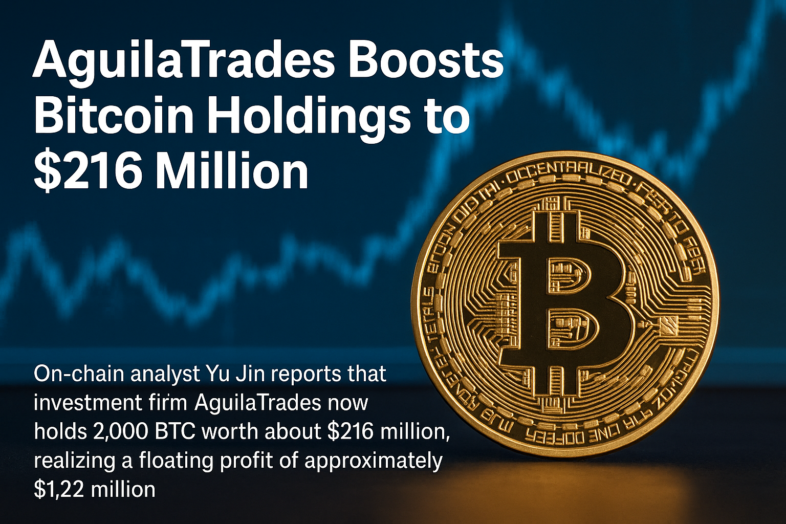 AguilaTrades Surges into the Crypto Spotlight with $216M in Bitcoin Holdings