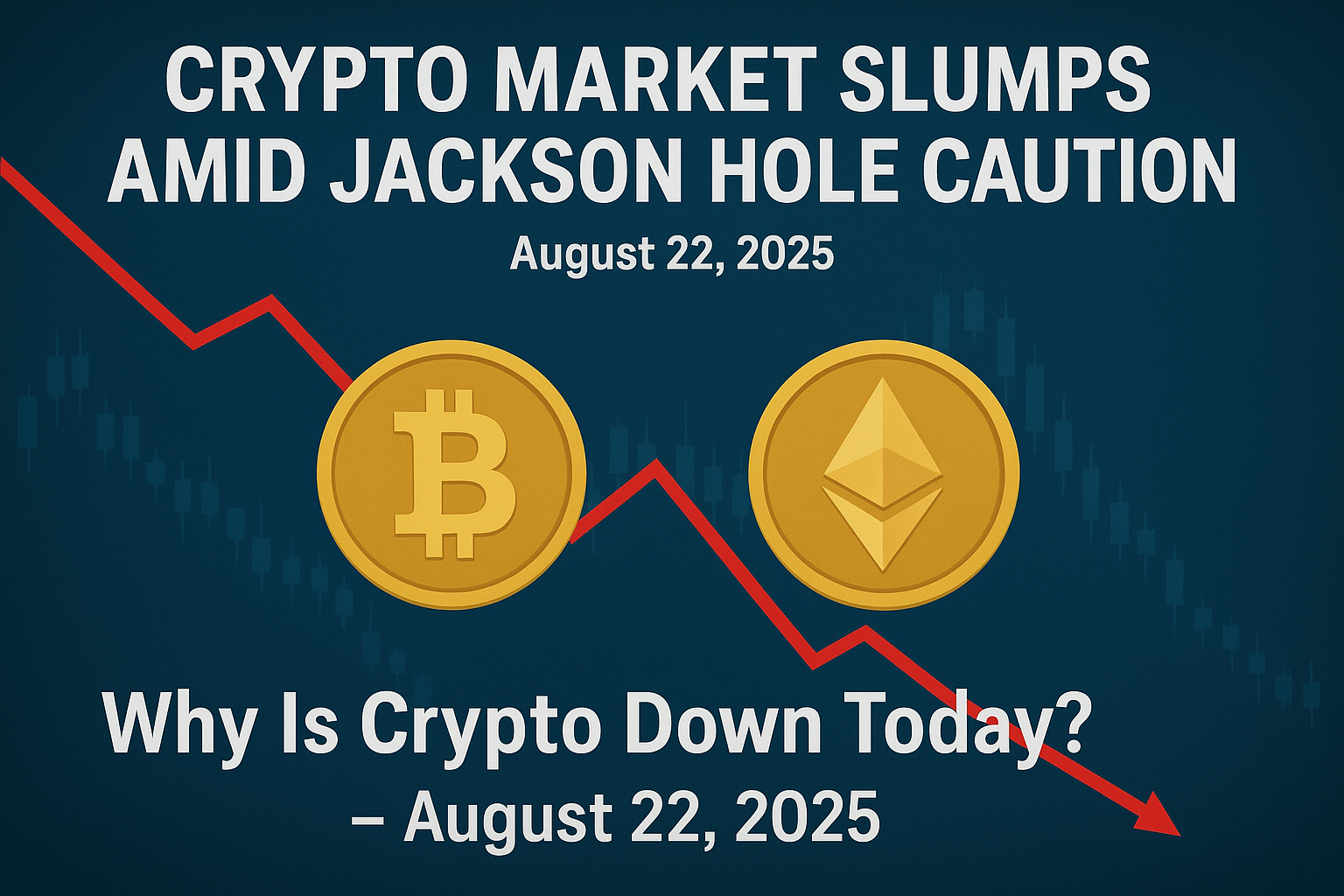 Crypto Market Slump Amid Jackson Hole Caution – Why Is Crypto Down Today?