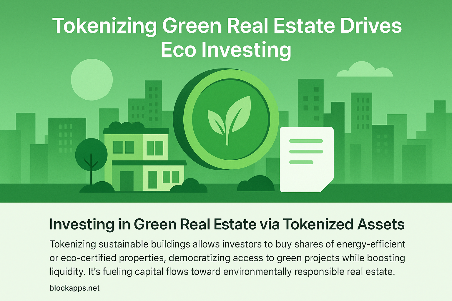 Tokenizing Green Real Estate: The Future of Eco-Investing