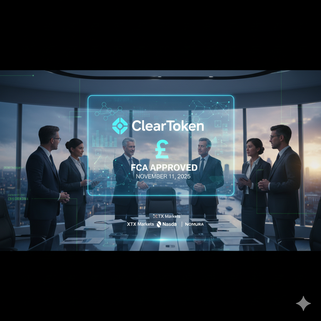 ClearToken’s FCA Approval Marks a Turning Point for UK Crypto Infrastructure