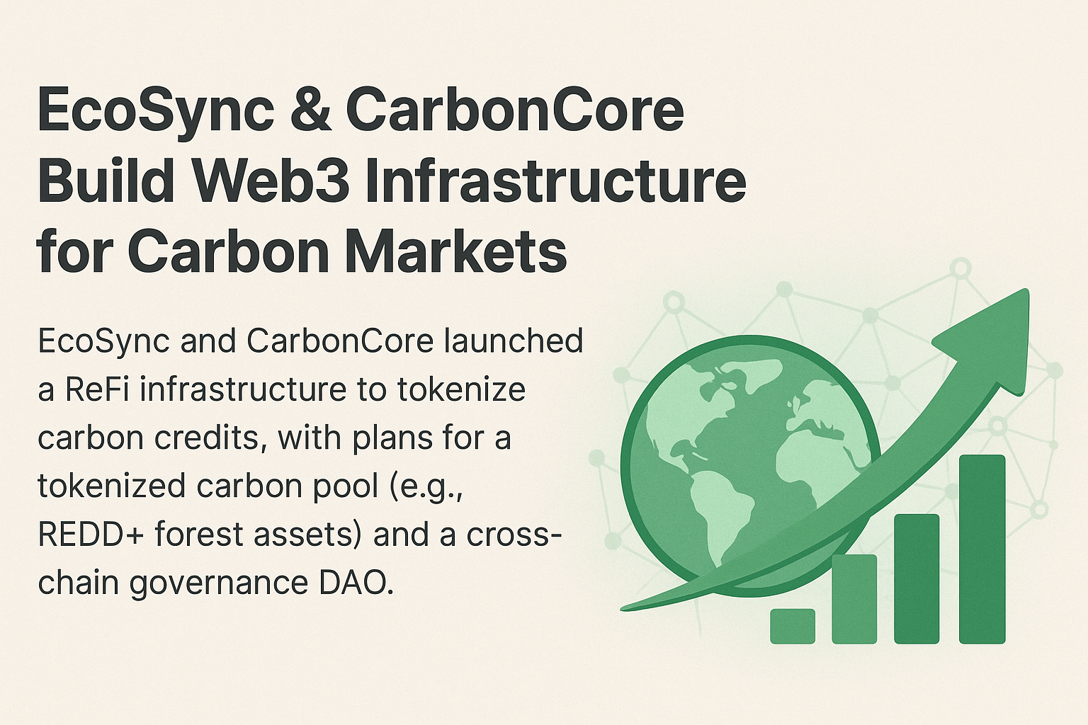 EcoSync & CarbonCore: Building the Next Generation of Web3 Infrastructure for Carbon Markets