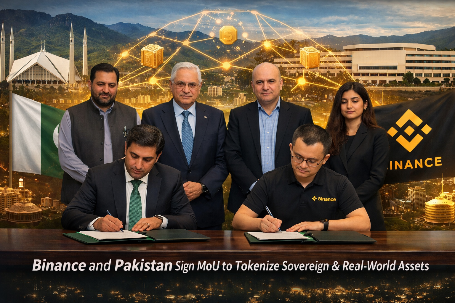 Binance and Pakistan Sign MoU to Tokenize Sovereign & Real-World Assets